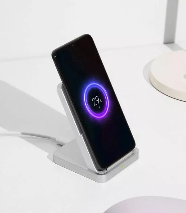 Беспроводное зарядное устройство Xiaomi Vertical Air-Cooled Wireless Charger 30W (MDY-11-EG) - фото 6 Беспроводное зарядное устройство Xiaomi Vertical Air-Cooled Wireless Charger 30W (MDY-11-EG) - фото 6