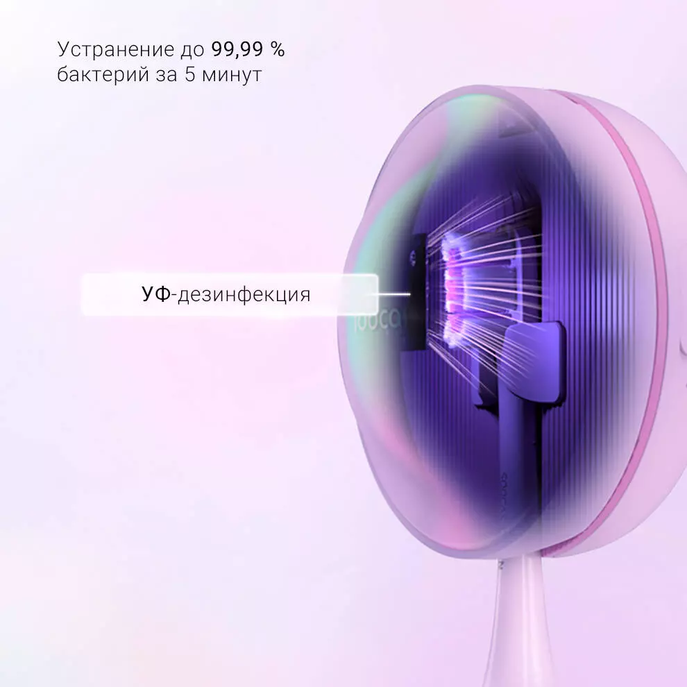 Электрическая зубная щетка Soocas X3 Pro (с дезинфекцией) - фото 2 Электрическая зубная щетка Soocas X3 Pro (с дезинфекцией) - фото 2