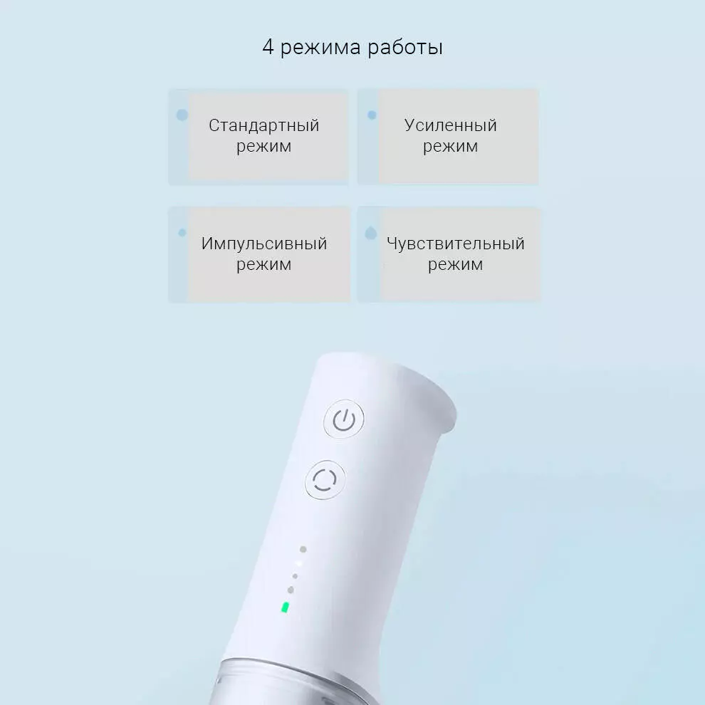 Ирригатор Xiaomi Mijia Electric Flusher (MEO701) - фото 6 Ирригатор Xiaomi Mijia Electric Flusher (MEO701) - фото 6
