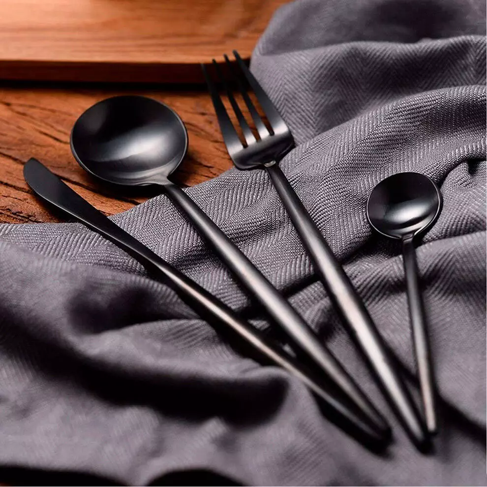 Купить Набор столовых приборов Xiaomi Maison Maxx Stainless Steel Modern Flatware Set (4 предмета) - фото 1 Купить Набор столовых приборов Xiaomi Maison Maxx Stainless Steel Modern Flatware Set (4 предмета) - фото 1