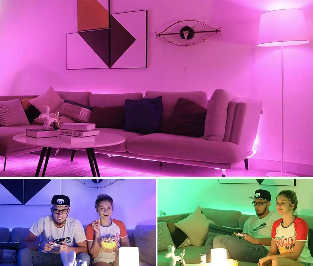 Светодиодная лента Yeelight LED Lightstrip 1S 2M (YLDD05YL) - фото 2 Светодиодная лента Yeelight LED Lightstrip 1S 2M (YLDD05YL) - фото 2