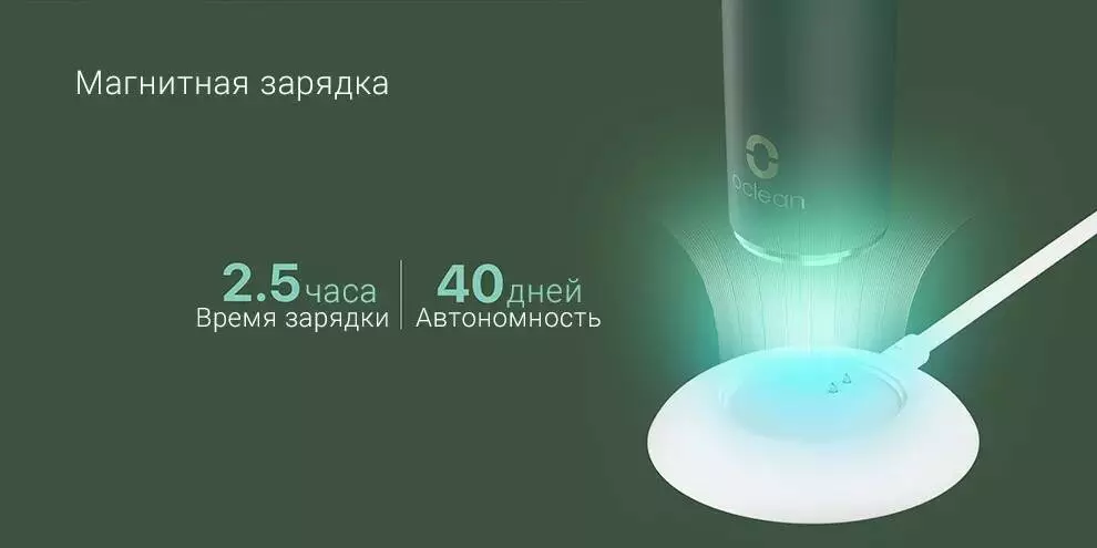 Электрическая зубная щетка Amazfit Oclean Air 2 (4 насадки) - фото 5 Электрическая зубная щетка Amazfit Oclean Air 2 (4 насадки) - фото 5