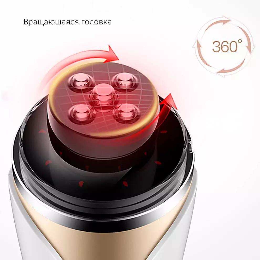 Массажер для лица Xiaomi Wellskins 360° WX-SP010 - фото 2 Массажер для лица Xiaomi Wellskins 360° WX-SP010 - фото 2