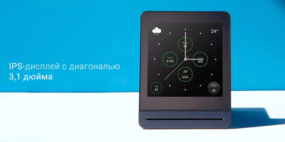 Анализатор качества воздуха Xiaomi Mijia Cleargrass Air Detector CGS1 - фото 2