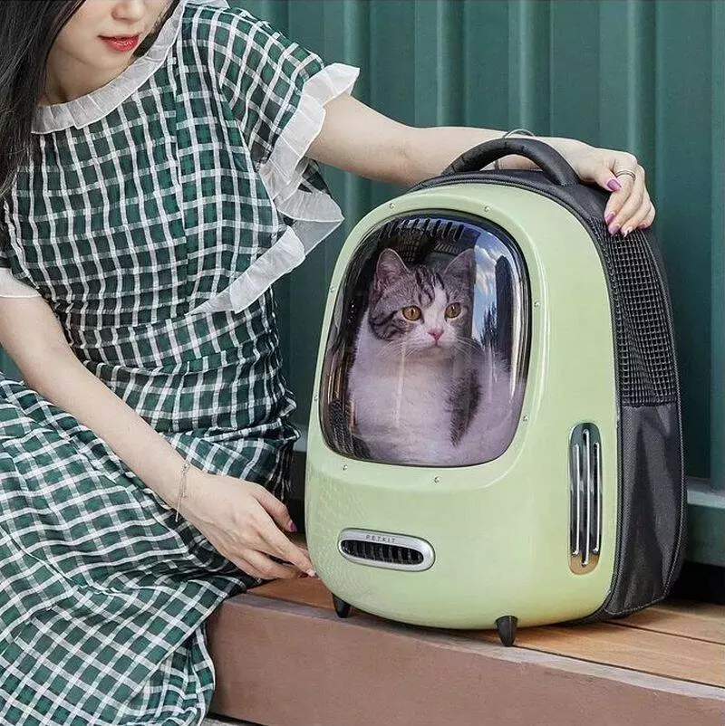 Купить Рюкзак-переноска для кошек Petkit Fresh Wind Cat Backpack - фото 1 Купить Рюкзак-переноска для кошек Petkit Fresh Wind Cat Backpack - фото 1