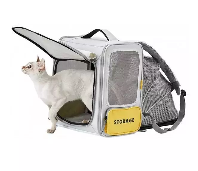 Рюкзак-переноска для кошек Petkit Outdoor X-Zone Cat Backpack - фото 2 Рюкзак-переноска для кошек Petkit Outdoor X-Zone Cat Backpack - фото 2