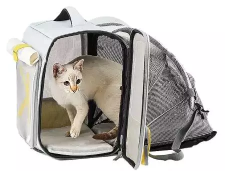 Рюкзак-переноска для кошек Petkit Outdoor X-Zone Cat Backpack - фото 4 Рюкзак-переноска для кошек Petkit Outdoor X-Zone Cat Backpack - фото 4
