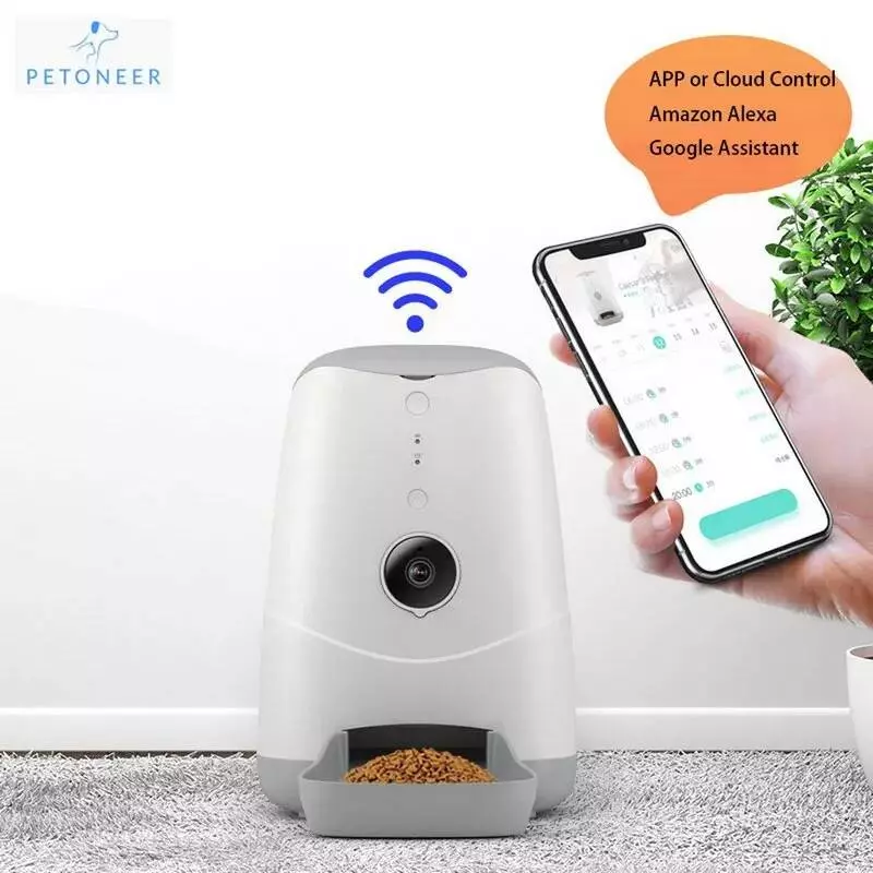 Автокормушка для животных Petoneer Nutri Vision Feeder с Wi-Fi и камерой 3.7 л (FDW020) - фото 2 Автокормушка для животных Petoneer Nutri Vision Feeder с Wi-Fi и камерой 3.7 л (FDW020) - фото 2