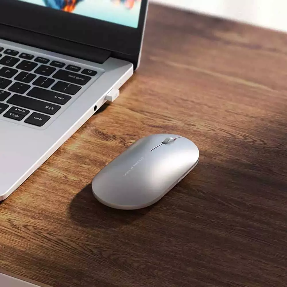 Мышь беспроводная Xiaomi Elegant Mouse Metallic Edition (XMWS001TM) - фото 2 Мышь беспроводная Xiaomi Elegant Mouse Metallic Edition (XMWS001TM) - фото 2