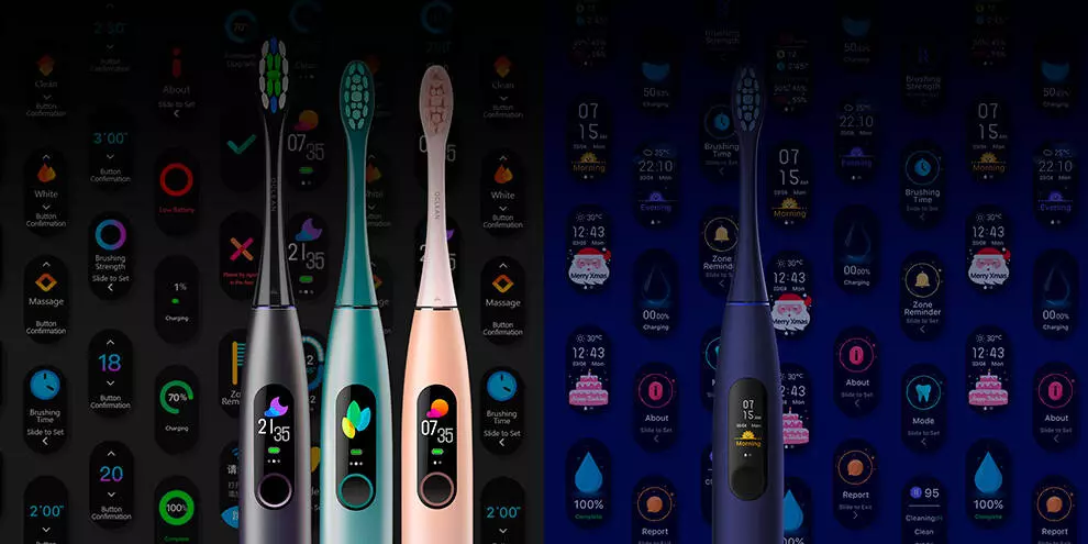 Электрическая зубная щетка Amazfit Oclean X Pro Electric Toothbrush - фото 8 Электрическая зубная щетка Amazfit Oclean X Pro Electric Toothbrush - фото 8