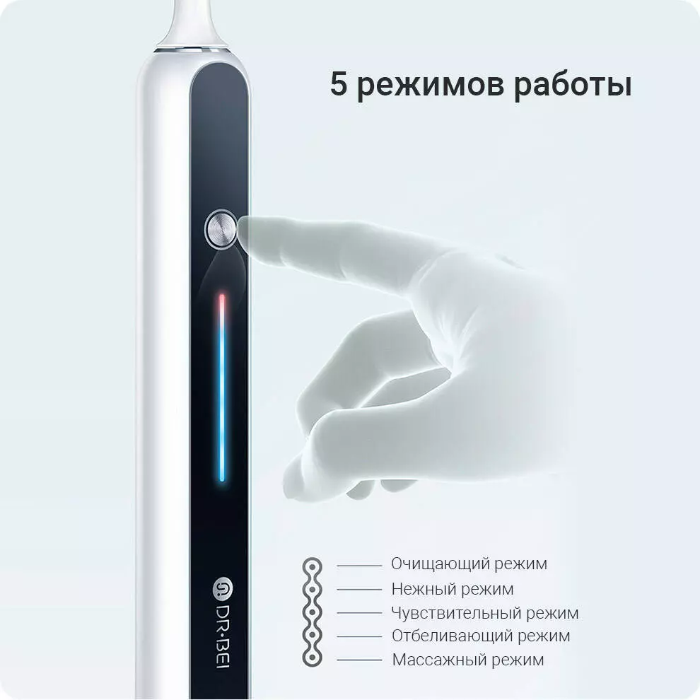 Электрическая зубная щетка DR.BEI Sonic Electric Toothbrush S7 - фото 4