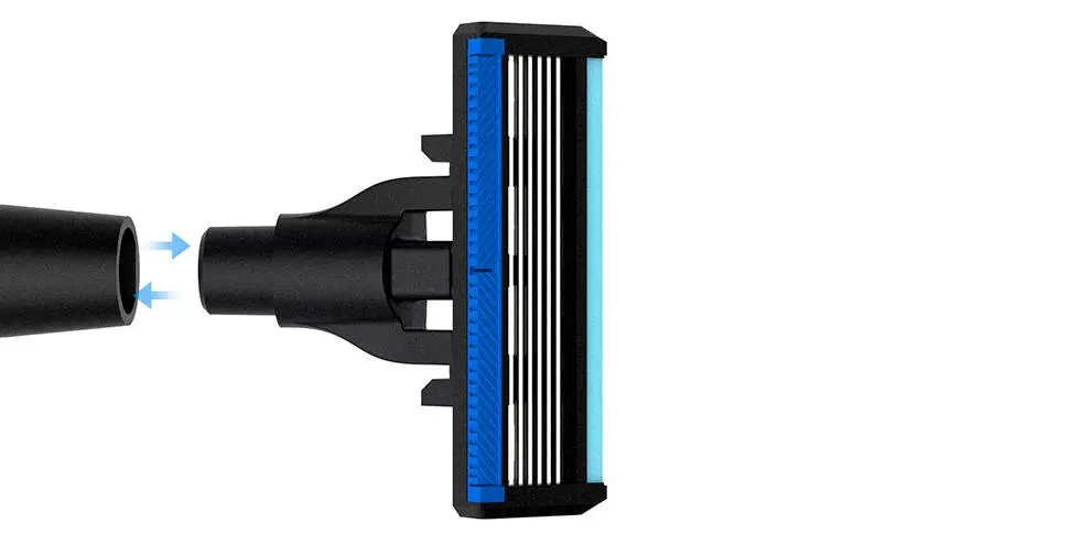 Набор для бритья Xiaomi Mijia Lemon Razor H300-6 (3 кассеты + пена) - фото 5 Набор для бритья Xiaomi Mijia Lemon Razor H300-6 (3 кассеты + пена) - фото 5