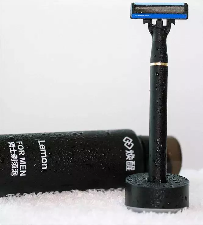 Набор для бритья Xiaomi Mijia Lemon Razor H300-6 (3 кассеты + пена) - фото 6 Набор для бритья Xiaomi Mijia Lemon Razor H300-6 (3 кассеты + пена) - фото 6