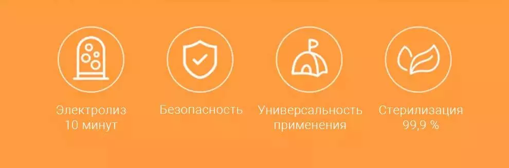 Устройство для производства гипохлорита натрия Xiaomi Dunhome Portable Generator (DH-003) - фото 2 Устройство для производства гипохлорита натрия Xiaomi Dunhome Portable Generator (DH-003) - фото 2