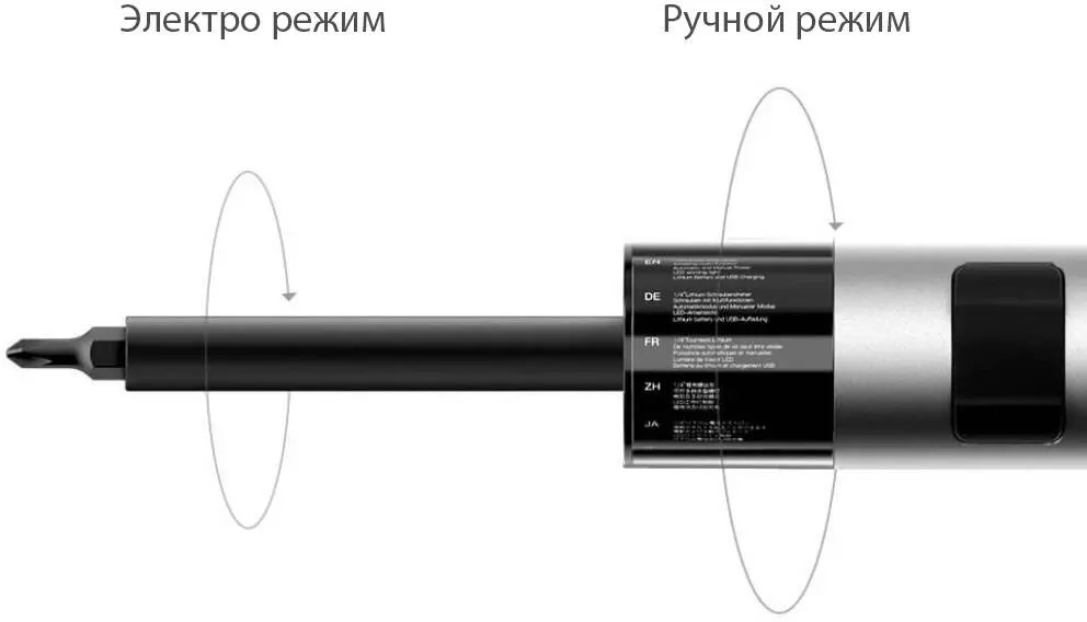 Аккумуляторная отвертка Wowstick SD 36-in-1 Screwdriver Set - фото 6