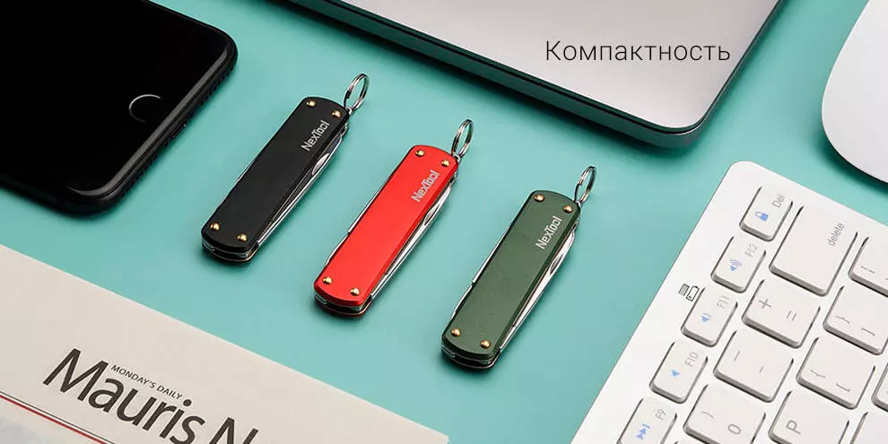 Нож перочинный NexTool Natuo Multi-Function Knife (KT5026R) - фото 4 Нож перочинный NexTool Natuo Multi-Function Knife (KT5026R) - фото 4