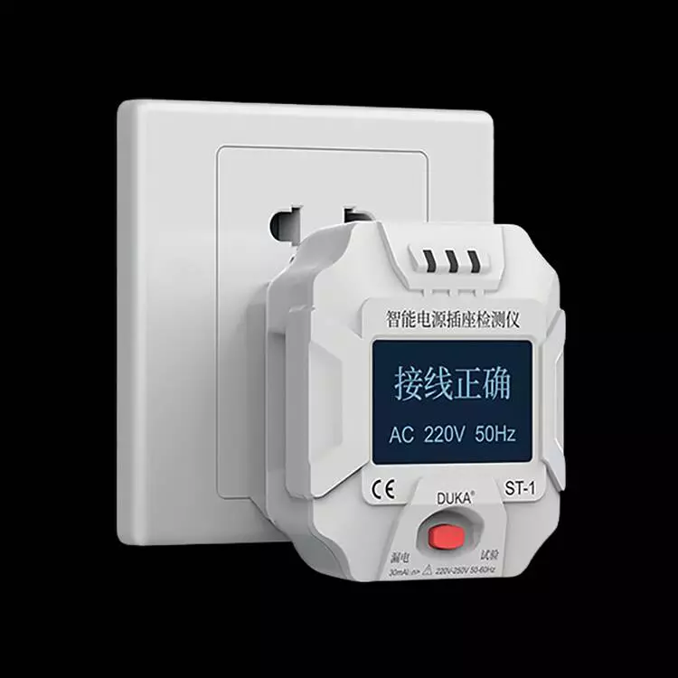 Тестер розеток Xiaomi Duka Smart Power Socket Detector (ST-1) - фото 5 Тестер розеток Xiaomi Duka Smart Power Socket Detector (ST-1) - фото 5