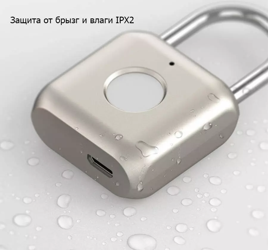 Замок Xiaomi Smart Fingerprint Lock Padlock Kitty - фото 6 Замок Xiaomi Smart Fingerprint Lock Padlock Kitty - фото 6
