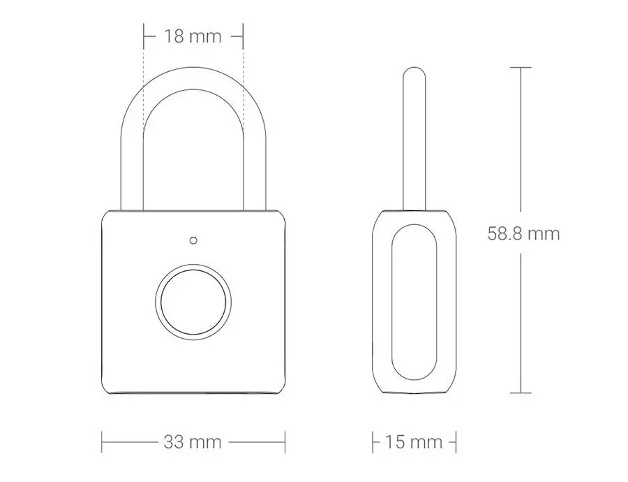 Замок Xiaomi Smart Fingerprint Lock Padlock Kitty - фото 8 Замок Xiaomi Smart Fingerprint Lock Padlock Kitty - фото 8