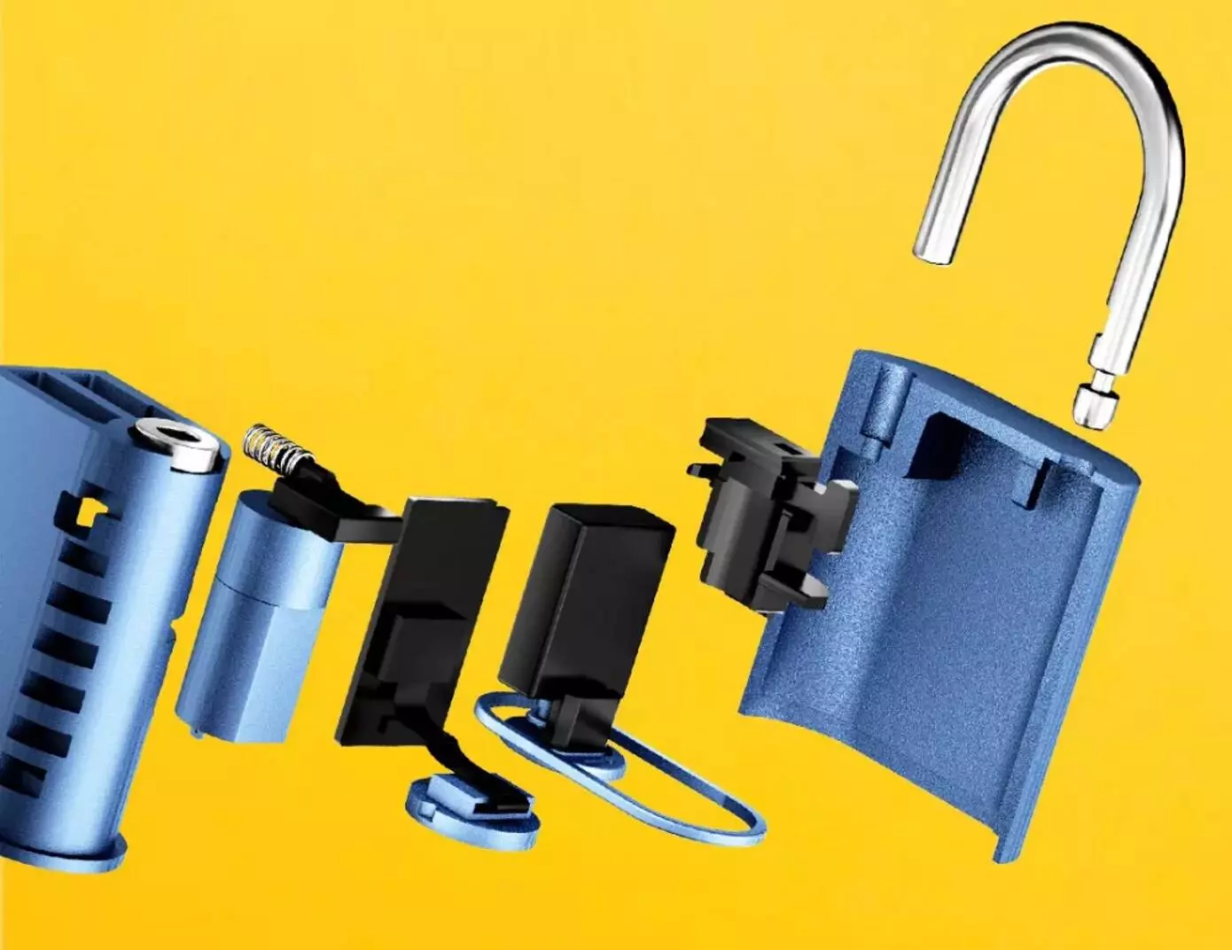 Замок Xiaomi Noc Loc Smart Fingerprint Padlock - фото 3 Замок Xiaomi Noc Loc Smart Fingerprint Padlock - фото 3
