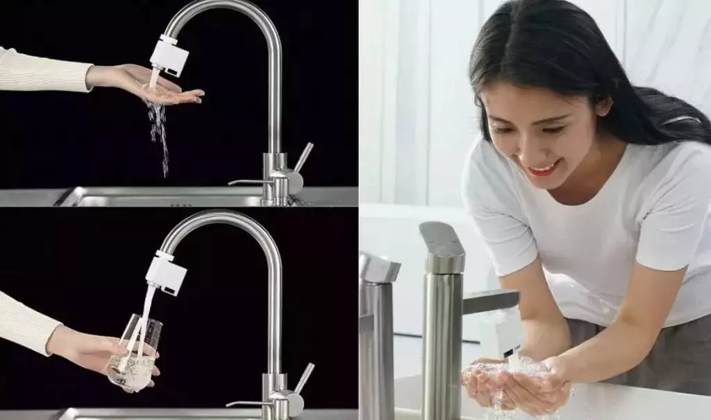 Насадка на крана водосберегающая Xiaomi Smartda Induction Home Water Sensor (HD-ZNJSQ-06) - фото 3 Насадка на крана водосберегающая Xiaomi Smartda Induction Home Water Sensor (HD-ZNJSQ-06) - фото 3