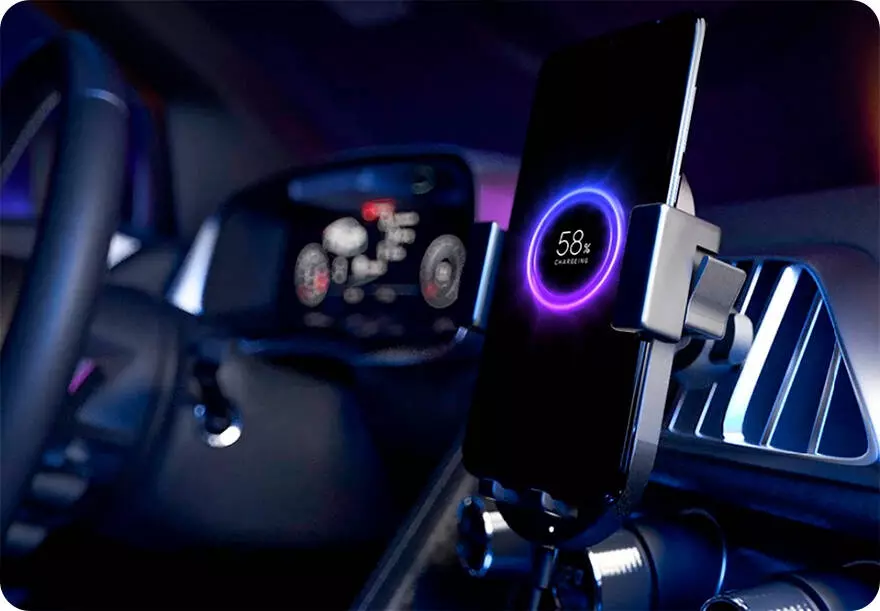 Держатель с беспроводной зарядкой ZMI Wireless Charger Car Holder Kit Edition 20W - фото 3 Держатель с беспроводной зарядкой ZMI Wireless Charger Car Holder Kit Edition 20W - фото 3