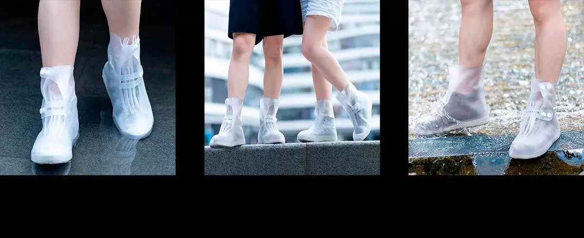 Водонепроницаемые бахилы Zaofeng Rainproof Shoe Cover (HW170201) (XXL) - фото 4 Водонепроницаемые бахилы Zaofeng Rainproof Shoe Cover (HW170201) (XXL) - фото 4