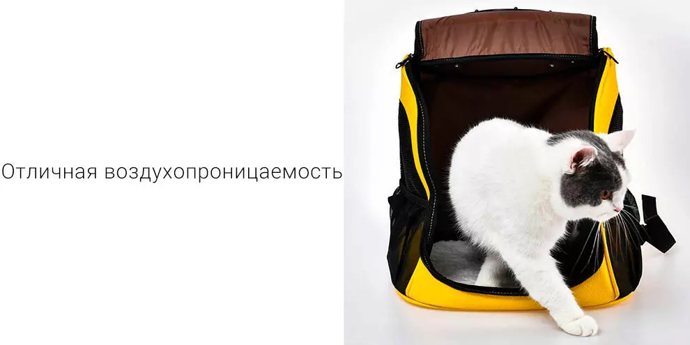 Рюкзак-переноска для животных Xiaomi Little Beast Star Pet Bag (XN11-5001) - фото 4