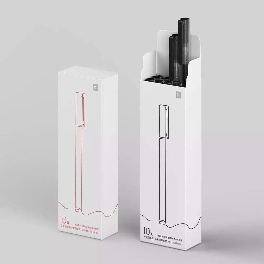 Набор гелевых ручек Xiaomi Jumbo Gel Ink Pen (MJZXB02WC) (10 шт) - фото 8 Набор гелевых ручек Xiaomi Jumbo Gel Ink Pen (MJZXB02WC) (10 шт) - фото 8