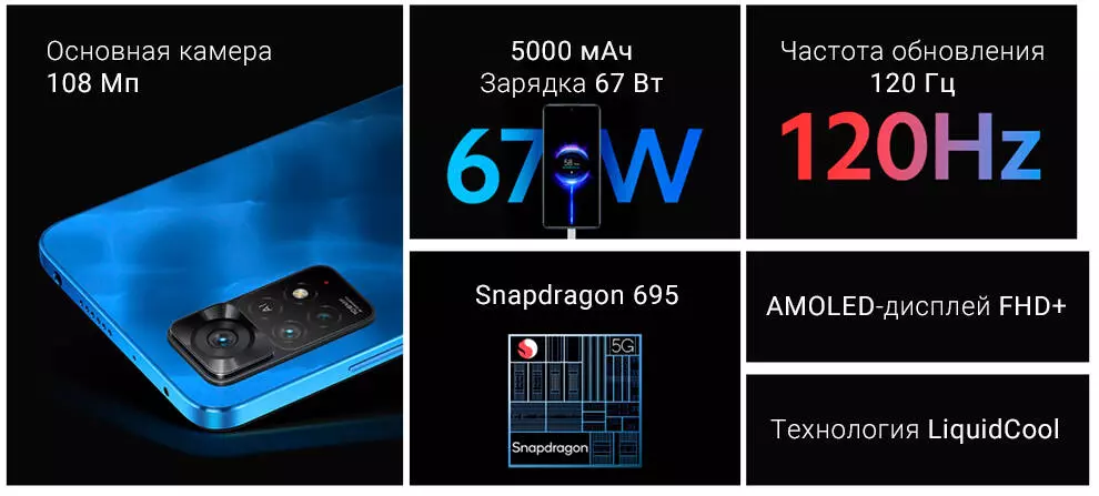 Купить Xiaomi Redmi Note 11 Pro 5G 6/64GB - фото 1