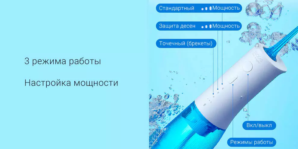 Ирригатор Soocas W3 Pro (4 насадки) - фото 2 Ирригатор Soocas W3 Pro (4 насадки) - фото 2