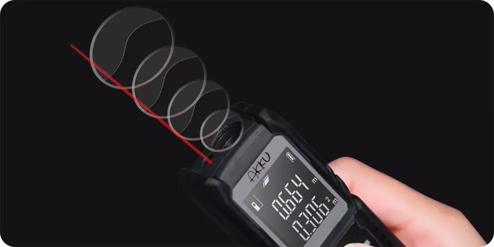 Лазерный дальномер Xiaomi Akku Laser Rangefinder AK302 - фото 5 Лазерный дальномер Xiaomi Akku Laser Rangefinder AK302 - фото 5