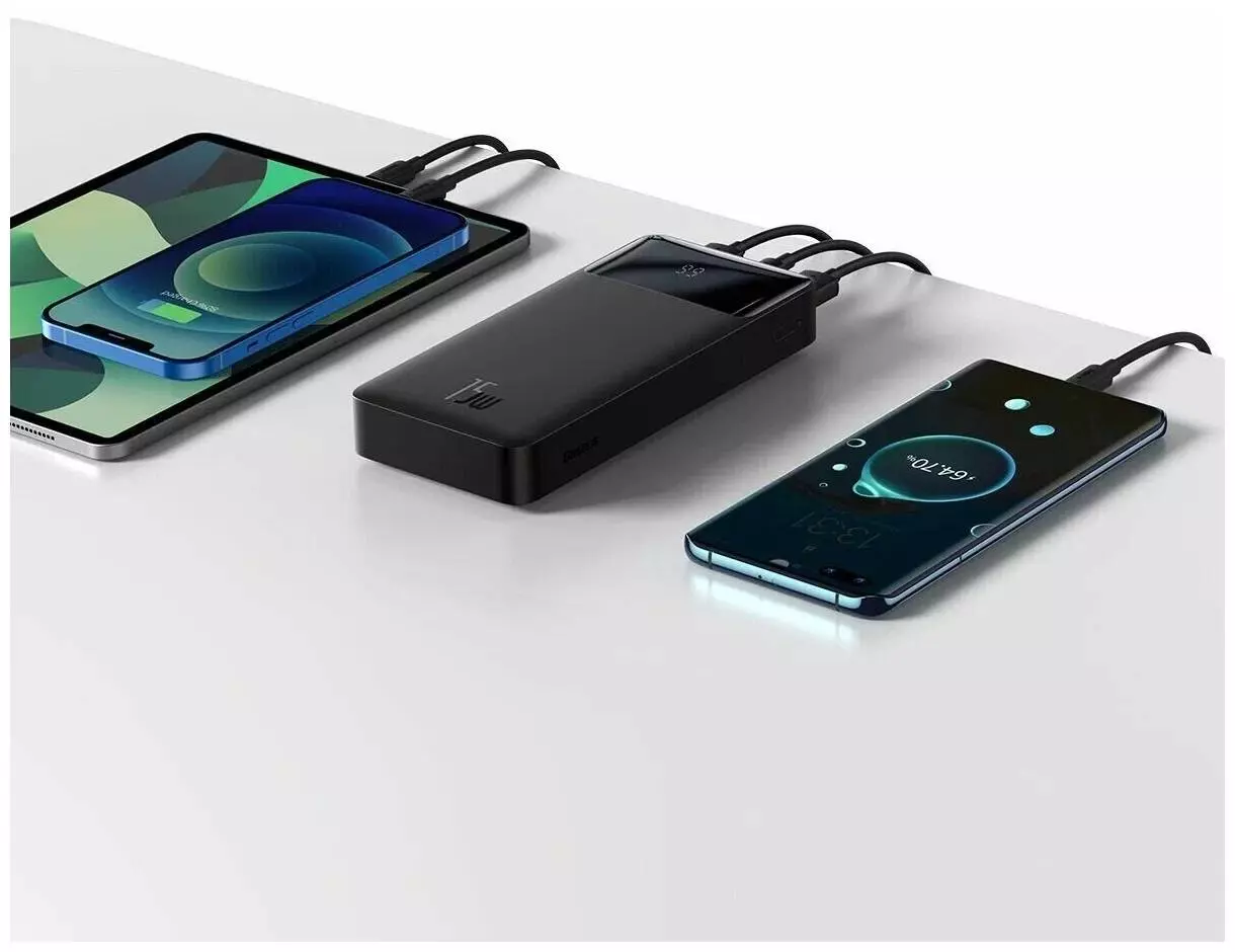 Аккумулятор Baseus Bipow Digital Display Power bank 10000 mAh 15W (PPDML-I02) - фото 7 Аккумулятор Baseus Bipow Digital Display Power bank 10000 mAh 15W (PPDML-I02) - фото 7