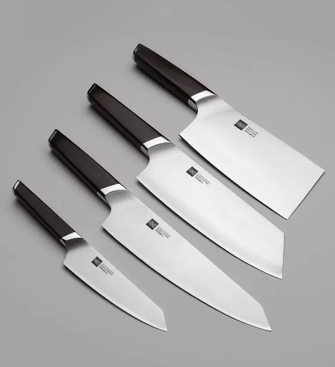 Набор Huo Hou Fire Compound Steel Knife Set (4 ножа с подставкой) (HU0033) - фото 2