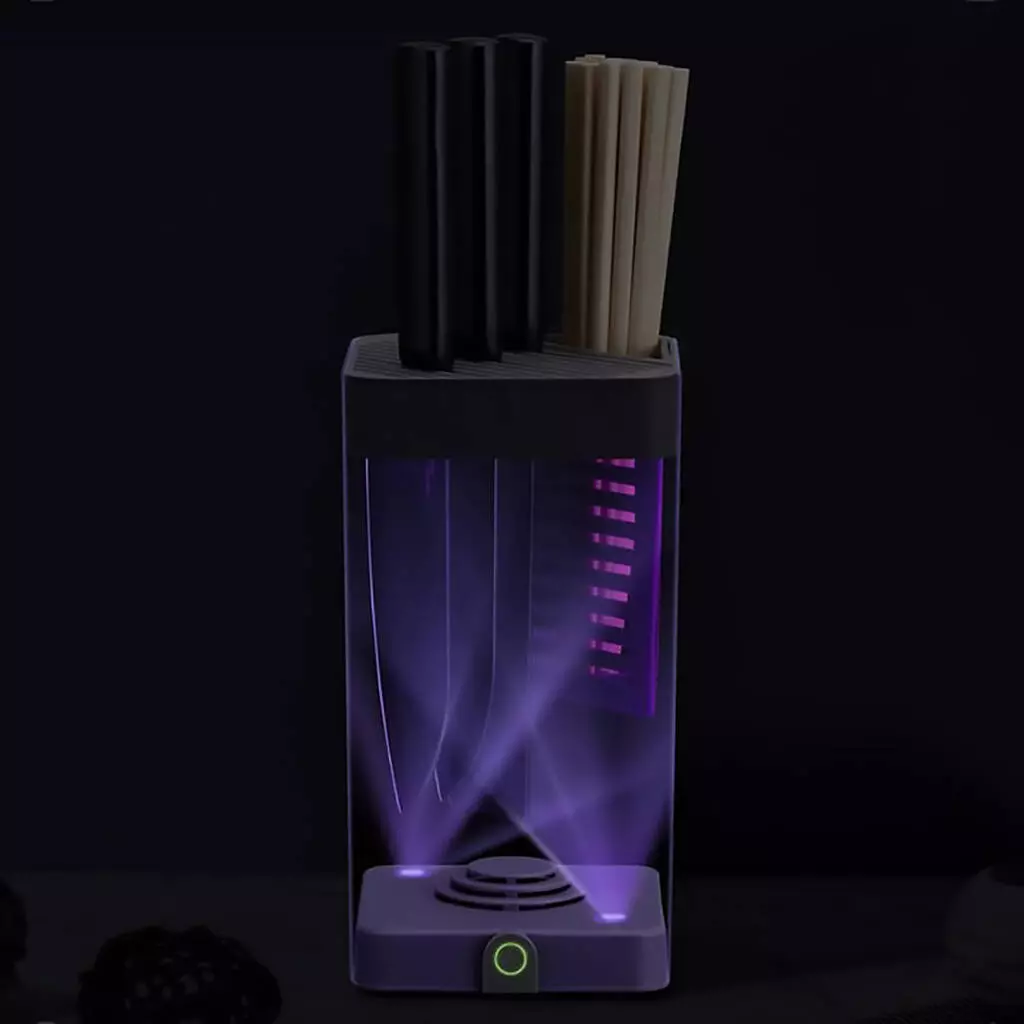 Подставка-стерилизатор для ножей HuoHou UVC Disinfectant Knife Holder (HU0123) - фото 2 Подставка-стерилизатор для ножей HuoHou UVC Disinfectant Knife Holder (HU0123) - фото 2