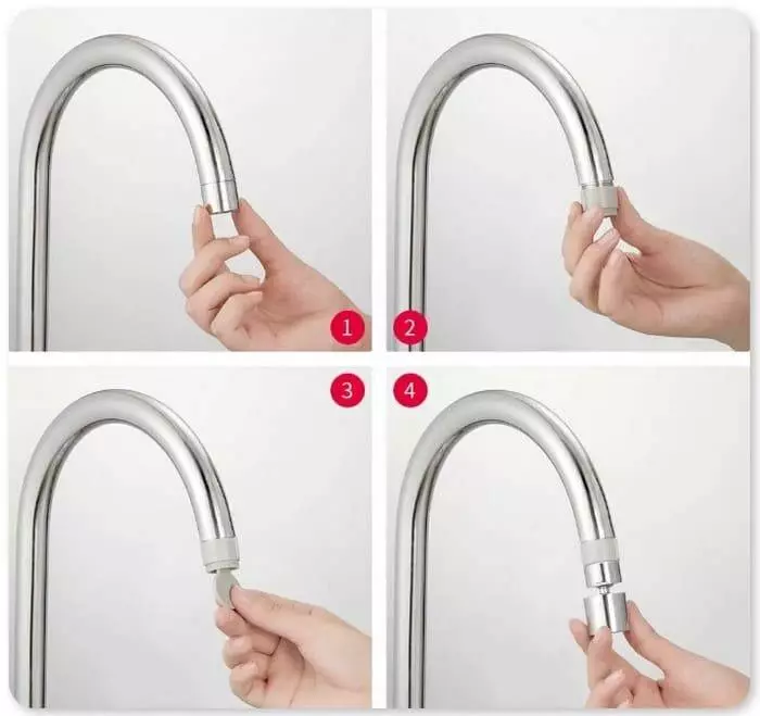 Насадка аэратор на крана diiib Dual Function Faucet Bubbler (DXSZ001-1) - фото 6 Насадка аэратор на крана diiib Dual Function Faucet Bubbler (DXSZ001-1) - фото 6
