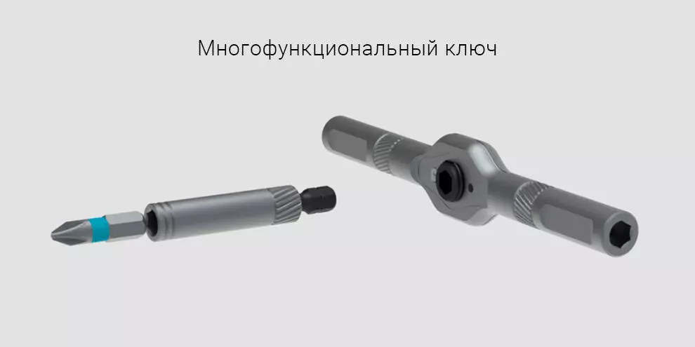 Набор инструментов Xiaomi Mijia DUKA 24 In 1 RS1 Multipurpose Ratchet Screwdriver Set (24 предм.) - фото 2 Набор инструментов Xiaomi Mijia DUKA 24 In 1 RS1 Multipurpose Ratchet Screwdriver Set (24 предм.) - фото 2