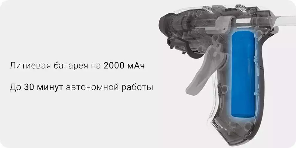 Клеевой термопистолет аккумуляторный Xiaomi Wireless Use Rechargeable 3.6V Glue Gun - фото 3
