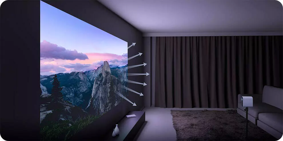 Проектор Xiaomi Mijia Smart Compact Projector (M055MGN) - фото 4 Проектор Xiaomi Mijia Smart Compact Projector (M055MGN) - фото 4