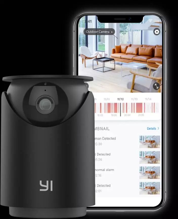 IP камера Xiaomi Yi Dome U Pro 2K HD Camera (H60GA) - фото 4 IP камера Xiaomi Yi Dome U Pro 2K HD Camera (H60GA) - фото 4