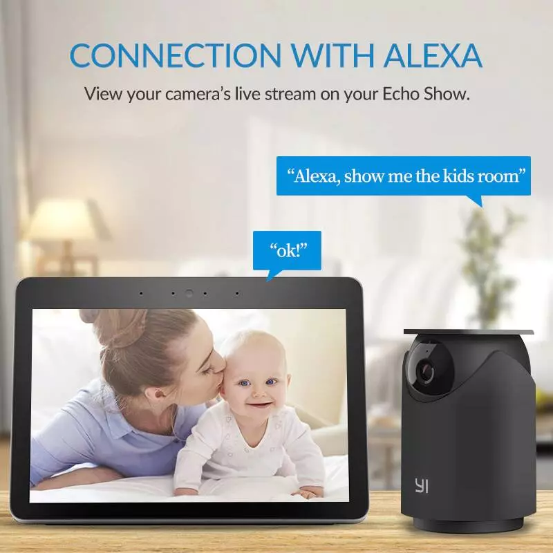 IP камера Xiaomi Yi Dome U Pro 2K HD Camera (H60GA) - фото 6 IP камера Xiaomi Yi Dome U Pro 2K HD Camera (H60GA) - фото 6