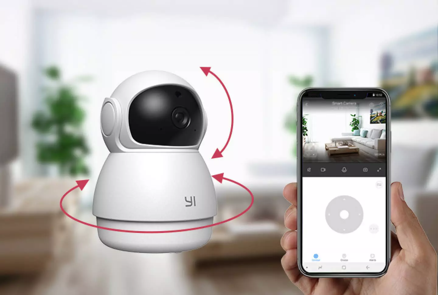 IP камера Xiaomi YI Dome Guard Camera (R30GB) - фото 3 IP камера Xiaomi YI Dome Guard Camera (R30GB) - фото 3