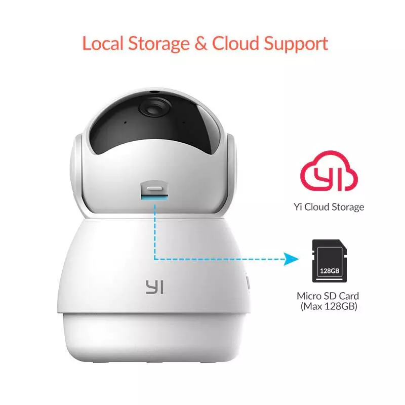 IP камера Xiaomi YI Dome Guard Camera (R30GB) - фото 5 IP камера Xiaomi YI Dome Guard Camera (R30GB) - фото 5