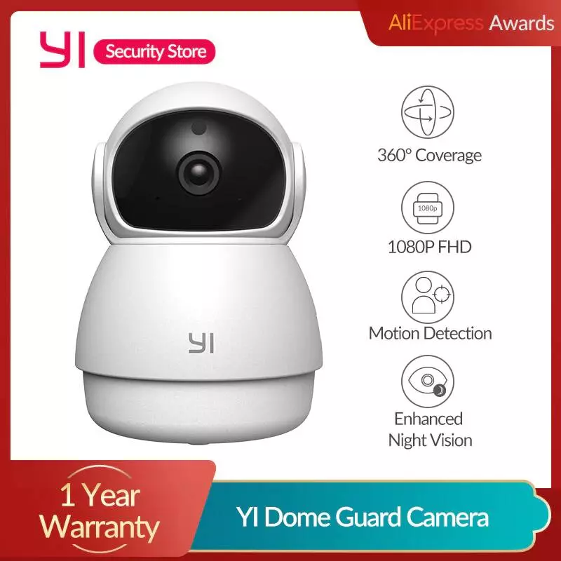 IP камера Xiaomi YI Dome Guard Camera (R30GB) - фото 6 IP камера Xiaomi YI Dome Guard Camera (R30GB) - фото 6