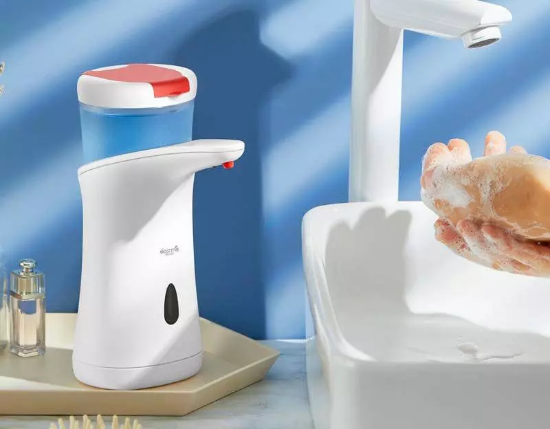 Дозатор мыла Deerma Hand Wash Basin DEM-XS100 - фото 2 Дозатор мыла Deerma Hand Wash Basin DEM-XS100 - фото 2