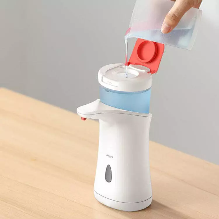 Дозатор мыла Deerma Hand Wash Basin DEM-XS100 - фото 4 Дозатор мыла Deerma Hand Wash Basin DEM-XS100 - фото 4
