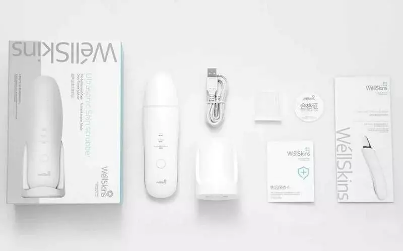 Массажер для лица WellSkins Ultrasonic Skin Scrubber (WX-CJ101) White - фото 11 Массажер для лица WellSkins Ultrasonic Skin Scrubber (WX-CJ101) White - фото 11
