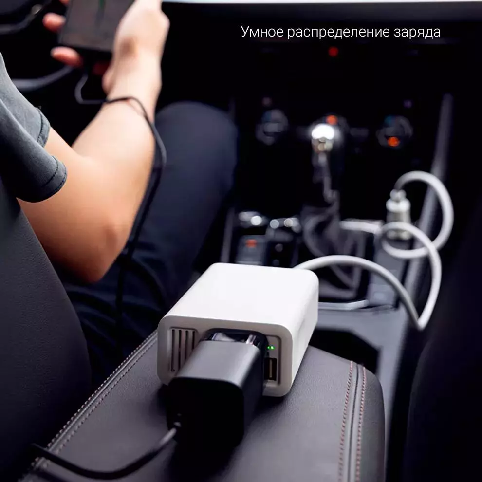 Инвертор автомобильный Lydsto Car Inverter Standard (YM-CZNBQ01) - фото 2 Инвертор автомобильный Lydsto Car Inverter Standard (YM-CZNBQ01) - фото 2