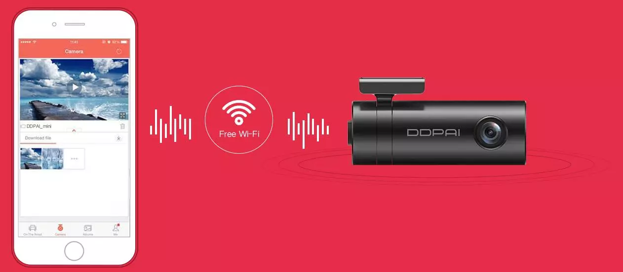 Видеорегистратор DDPai mini Dash Cam - фото 3 Видеорегистратор DDPai mini Dash Cam - фото 3