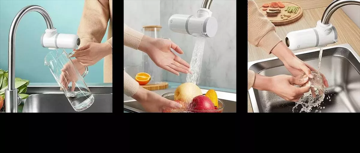 Насадка-фильтр для воды Xiaomi Mijia Faucet Water Purifier (MUL11) - фото 8 Насадка-фильтр для воды Xiaomi Mijia Faucet Water Purifier (MUL11) - фото 8